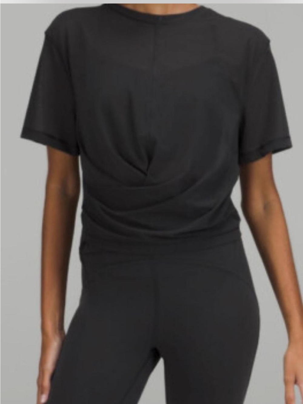 Lululemon Lightweight Mesh Reversible Yoga T Shirt